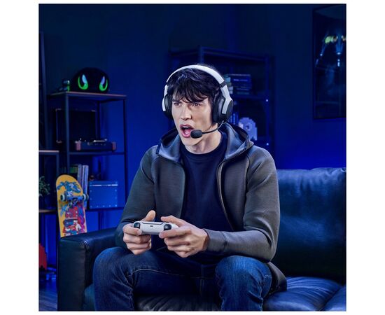 Наушники Razer Kaira Hyperspeed for PS5 Bluetooth White/Black (RZ04-03980200-R3G1), изображение 10 Наушники Razer Kaira Hyperspeed for PS5 Bluetooth White/Black (RZ04-03980200-R3G1), изображение 10