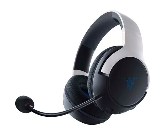 Наушники Razer Kaira Hyperspeed for PS5 Bluetooth White/Black (RZ04-03980200-R3G1), изображение 4 Наушники Razer Kaira Hyperspeed for PS5 Bluetooth White/Black (RZ04-03980200-R3G1), изображение 4