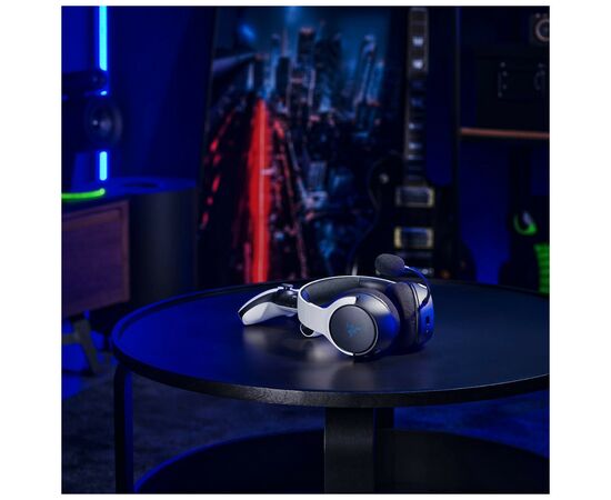 Наушники Razer Kaira Hyperspeed for PS5 Bluetooth White/Black (RZ04-03980200-R3G1), изображение 8 Наушники Razer Kaira Hyperspeed for PS5 Bluetooth White/Black (RZ04-03980200-R3G1), изображение 8