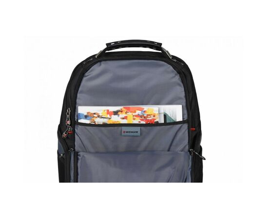 Рюкзак туристический Wenger Pegasus 17" Black/Gray (600639), изображение 7 Рюкзак туристический Wenger Pegasus 17" Black/Gray (600639), изображение 7