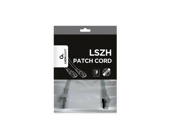 Патч-корд 5м S/FTP Cat 6A CU LSZH grey Cablexpert (PP6A-LSZHCU-5M), изображение 4 Патч-корд 5м S/FTP Cat 6A CU LSZH grey Cablexpert (PP6A-LSZHCU-5M), изображение 4