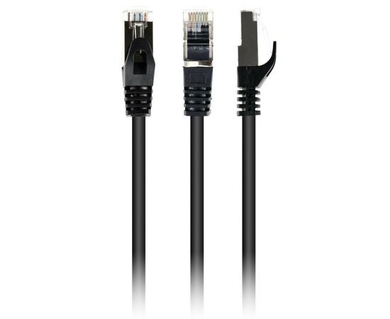 Патч-корд 3м S/FTP CU cat 6A Cablexpert (PP6A-LSZHCU-BK-3M)