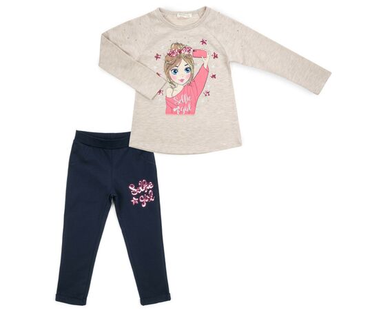 Набор детской одежды Breeze SELFIE GIRL (12829-104G-beige)
