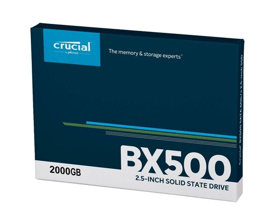 Накопитель SSD 2.5" 2TB Micron (CT2000BX500SSD1), изображение 6 Накопитель SSD 2.5" 2TB Micron (CT2000BX500SSD1), изображение 6