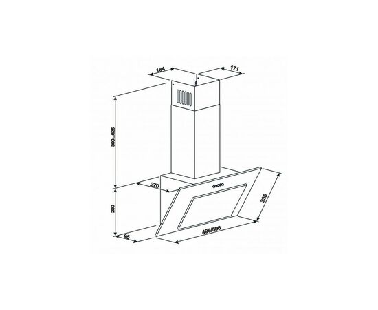 Вытяжка кухонная Eleyus VERTICAL 700 50 BG (VERTICAL70050BG), изображение 12 Вытяжка кухонная Eleyus VERTICAL 700 50 BG (VERTICAL70050BG), изображение 12