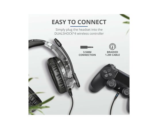 Навушники Trust GXT 488 Forze-G for PS4 Grey (23531), зображення 7