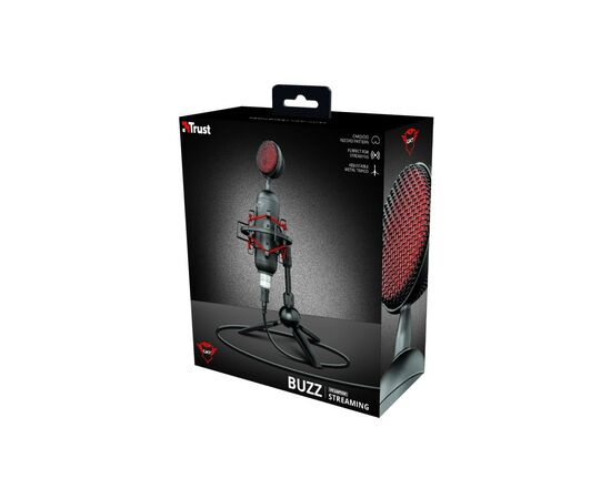 Мікрофон Trust GXT 244 Buzz USB Streaming Microphone Black (23466), зображення 11 Мікрофон Trust GXT 244 Buzz USB Streaming Microphone Black (23466), зображення 11