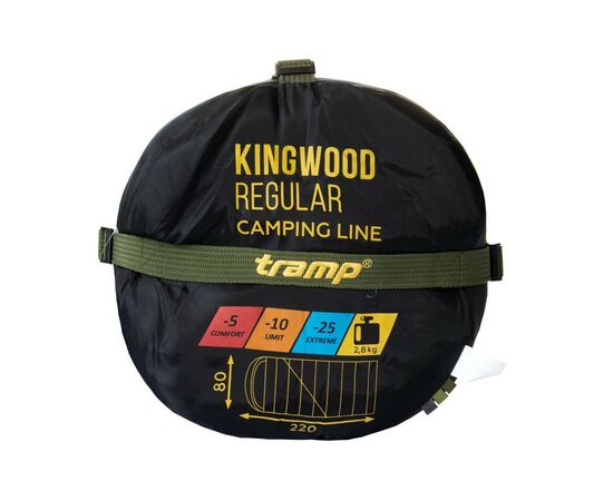 Спальний мішок Tramp Kingwood Regular Olive/Grey R (UTRS-053R-R), зображення 11 Спальний мішок Tramp Kingwood Regular Olive/Grey R (UTRS-053R-R), зображення 11