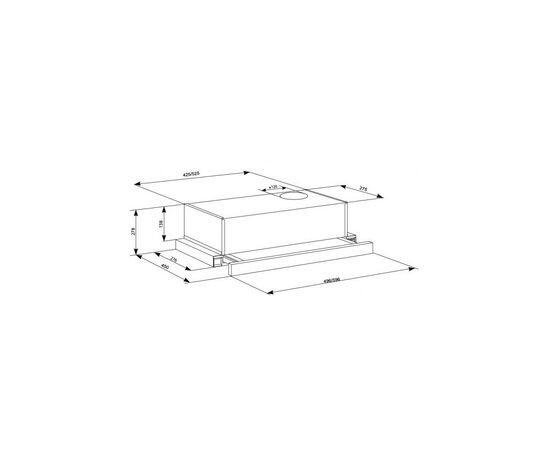 Вытяжка кухонная Eleyus BREEZE 470 50 BL, изображение 12 Вытяжка кухонная Eleyus BREEZE 470 50 BL, изображение 12