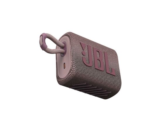 Акустическая система JBL Go 3 Pink (JBLGO3PINK), изображение 9 Акустическая система JBL Go 3 Pink (JBLGO3PINK), изображение 9
