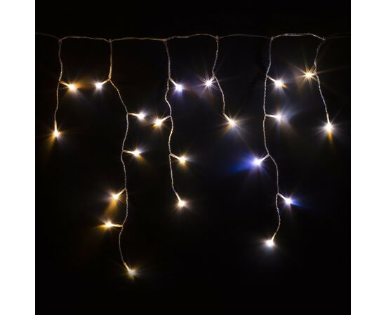 Гирлянда Twinkly Smart LED Icicle AWW 190, BT + WiFi, Gen II, IP44 кабель про (TWI190GOP-TEU), изображение 11 Гирлянда Twinkly Smart LED Icicle AWW 190, BT + WiFi, Gen II, IP44 кабель про (TWI190GOP-TEU), изображение 11