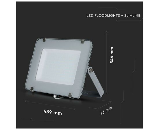 Прожектор V-TAC LED 200W, SKU-484, Samsung CHIP, 230V, 4000К (3800157631402), изображение 9 Прожектор V-TAC LED 200W, SKU-484, Samsung CHIP, 230V, 4000К (3800157631402), изображение 9