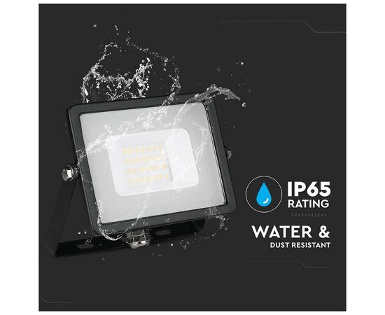 Прожектор V-TAC LED 20W, SKU-441, Samsung CHIP, 230V, 6400К (3800157630979), изображение 9 Прожектор V-TAC LED 20W, SKU-441, Samsung CHIP, 230V, 6400К (3800157630979), изображение 9