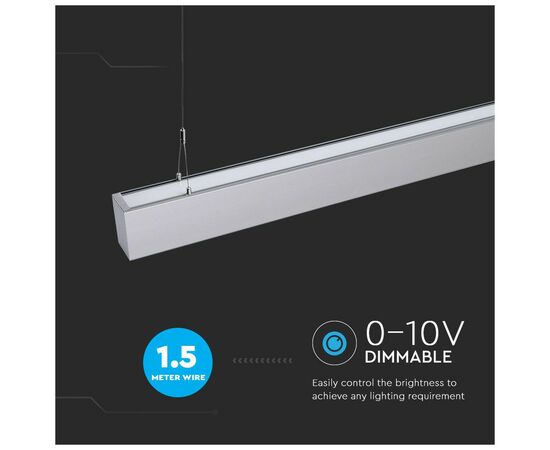 Светильник V-TAC LED 60W, SKU-378, Samsung Chip, 1200mm, 230V, 4000К (3800157638524), изображение 10 Светильник V-TAC LED 60W, SKU-378, Samsung Chip, 1200mm, 230V, 4000К (3800157638524), изображение 10