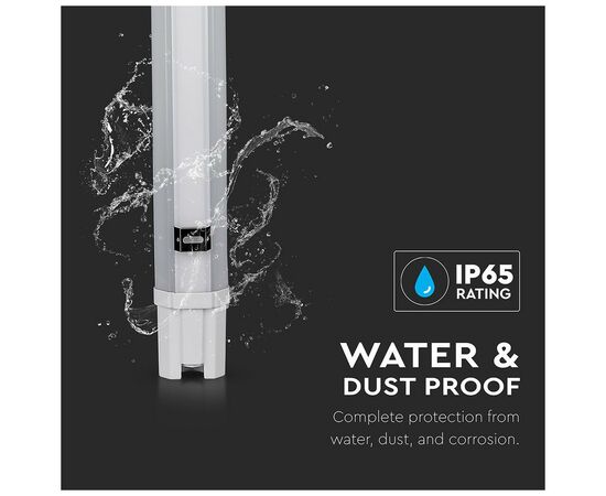 Светильник V-TAC LED 36W, SKU-6470, S-series, 1200mm, 230V, 6400К (3800157641005), изображение 10 Светильник V-TAC LED 36W, SKU-6470, S-series, 1200mm, 230V, 6400К (3800157641005), изображение 10