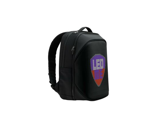 Рюкзак туристический Prestigio LEDme 25L Black LED display 64*64 pixels (PBLED125BK), изображение 3 Рюкзак туристический Prestigio LEDme 25L Black LED display 64*64 pixels (PBLED125BK), изображение 3