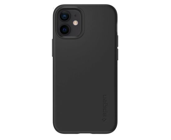 Чохол до моб. телефона Spigen iPhone 12 mini Case Thin Fit, Black (ACS01739)
