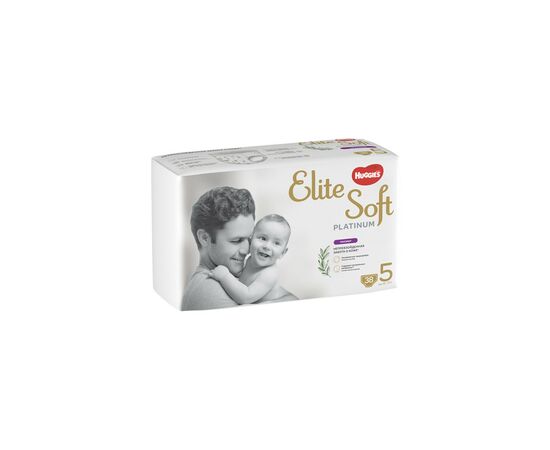 Подгузник Huggies Elite Soft Platinum Mega 5 (12-17 кг) 38 шт (5029053548838), изображение 2 Подгузник Huggies Elite Soft Platinum Mega 5 (12-17 кг) 38 шт (5029053548838), изображение 2