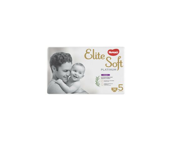 Подгузник Huggies Elite Soft Platinum Mega 5 (12-17 кг) 38 шт (5029053548838), изображение 3 Подгузник Huggies Elite Soft Platinum Mega 5 (12-17 кг) 38 шт (5029053548838), изображение 3