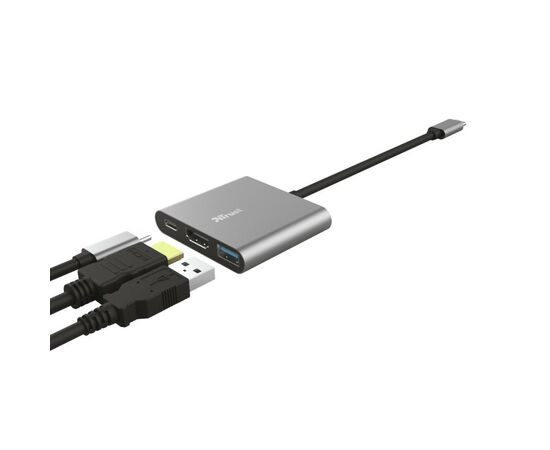 Концентратор Trust Dalyx 3-in-1 Multiport USB-C (23772), изображение 5 Концентратор Trust Dalyx 3-in-1 Multiport USB-C (23772), изображение 5