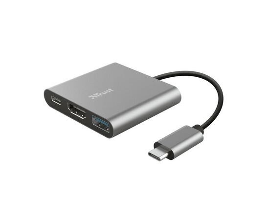 Концентратор Trust Dalyx 3-in-1 Multiport USB-C (23772)