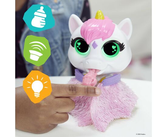 Интерактивная игрушка Hasbro FurReal Фэнтезийное Кормление AIRINA THE UNICORN (F1545_F1825), изображение 3 Интерактивная игрушка Hasbro FurReal Фэнтезийное Кормление AIRINA THE UNICORN (F1545_F1825), изображение 3
