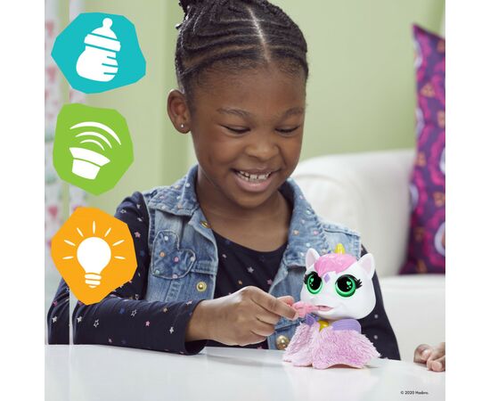 Интерактивная игрушка Hasbro FurReal Фэнтезийное Кормление AIRINA THE UNICORN (F1545_F1825), изображение 4 Интерактивная игрушка Hasbro FurReal Фэнтезийное Кормление AIRINA THE UNICORN (F1545_F1825), изображение 4