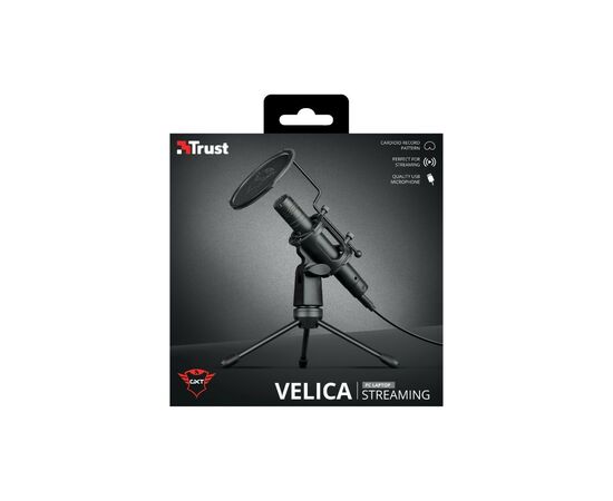 Мікрофон Trust GXT 241 Velica USB Black (24182), зображення 11 Мікрофон Trust GXT 241 Velica USB Black (24182), зображення 11