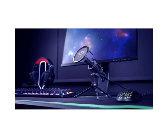 Мікрофон Trust GXT 241 Velica USB Black (24182), зображення 2 Мікрофон Trust GXT 241 Velica USB Black (24182), зображення 2