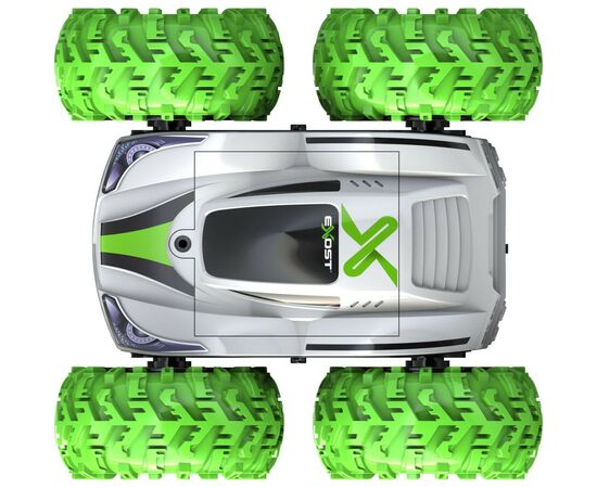 Радиоуправляемая игрушка Silverlit Exost 360 CROSS II, 118 2,4 ГГц, зеленая (20257-1), изображение 8 Радиоуправляемая игрушка Silverlit Exost 360 CROSS II, 118 2,4 ГГц, зеленая (20257-1), изображение 8