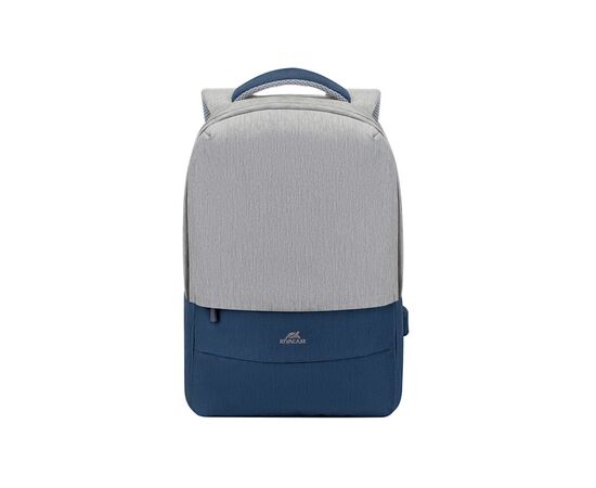 Рюкзак для ноутбука RivaCase 15.6" 7562 Anti-theft, water-repellent, Grey / Dark Blue (7562Grey/DarkBlue)