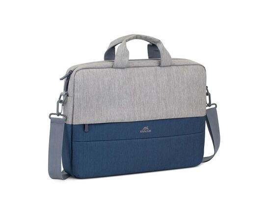 Сумка для ноутбука RivaCase 15.6" 7532 Prater, grey/dark blue anti-theft (7532Grey/DarkBlue), изображение 3 Сумка для ноутбука RivaCase 15.6" 7532 Prater, grey/dark blue anti-theft (7532Grey/DarkBlue), изображение 3