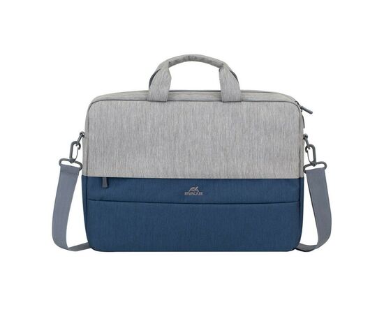 Сумка для ноутбука RivaCase 15.6" 7532 Prater, grey/dark blue anti-theft (7532Grey/DarkBlue)