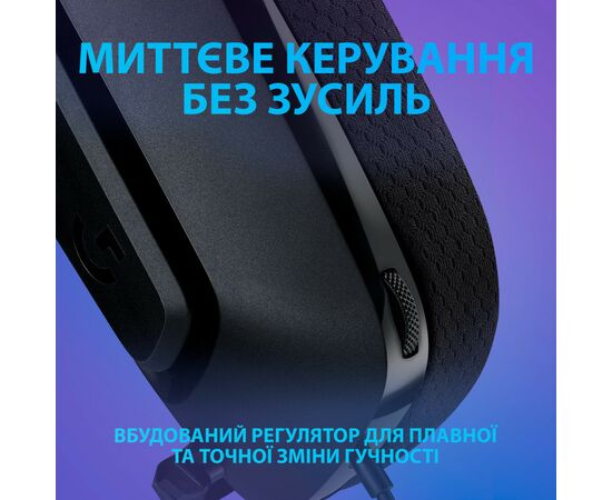 Наушники Logitech G335 Wired Gaming Black (981-000978), изображение 4 Наушники Logitech G335 Wired Gaming Black (981-000978), изображение 4
