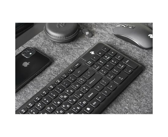 Клавиатура 2E KS230 Slim Wireless Black (2E-KS230WB), изображение 11 Клавиатура 2E KS230 Slim Wireless Black (2E-KS230WB), изображение 11