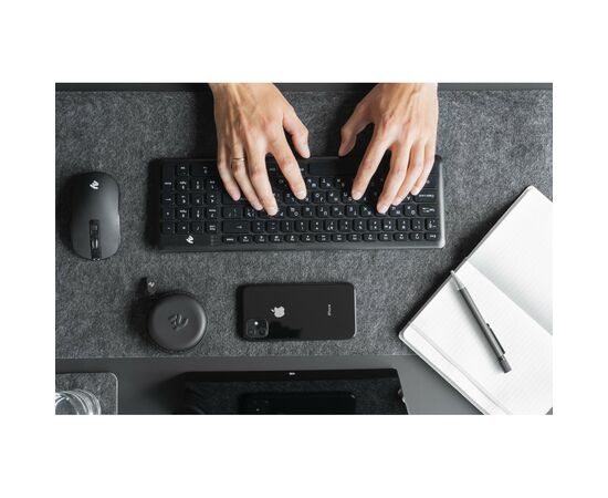 Клавиатура 2E KS230 Slim Wireless Black (2E-KS230WB), изображение 9 Клавиатура 2E KS230 Slim Wireless Black (2E-KS230WB), изображение 9