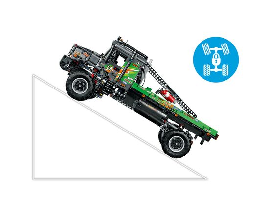 Конструктор LEGO Technic Полноприводный грузовик-внедорожник Mercedes-Benz Ze (42129), изображение 11 Конструктор LEGO Technic Полноприводный грузовик-внедорожник Mercedes-Benz Ze (42129), изображение 11