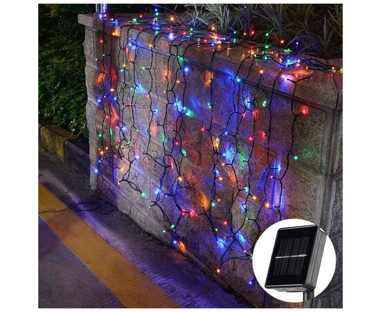 Гірлянда ColorWay на сонячній батареї 10м 100Led IP65 кольорова (CW-GO-100L10SBMC), зображення 9 Гірлянда ColorWay на сонячній батареї 10м 100Led IP65 кольорова (CW-GO-100L10SBMC), зображення 9
