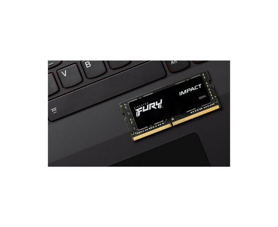 Модуль памяти для ноутбука SoDIMM DDR4 16GB 3200 MHz Impact Kingston Fury (ex.HyperX) (KF432S20IB/16), изображение 2 Модуль памяти для ноутбука SoDIMM DDR4 16GB 3200 MHz Impact Kingston Fury (ex.HyperX) (KF432S20IB/16), изображение 2