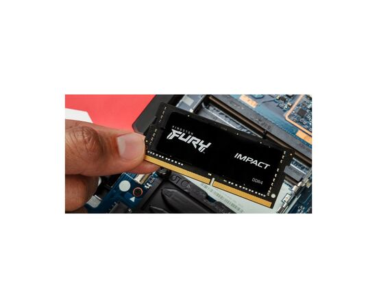 Модуль памяти для ноутбука SoDIMM DDR4 16GB 3200 MHz Impact Kingston Fury (ex.HyperX) (KF432S20IB/16), изображение 5 Модуль памяти для ноутбука SoDIMM DDR4 16GB 3200 MHz Impact Kingston Fury (ex.HyperX) (KF432S20IB/16), изображение 5