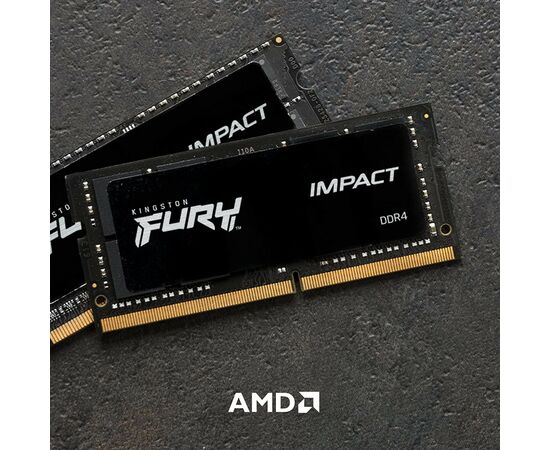 Модуль памяти для ноутбука SoDIMM DDR4 16GB 3200 MHz Impact Kingston Fury (ex.HyperX) (KF432S20IB/16), изображение 8 Модуль памяти для ноутбука SoDIMM DDR4 16GB 3200 MHz Impact Kingston Fury (ex.HyperX) (KF432S20IB/16), изображение 8