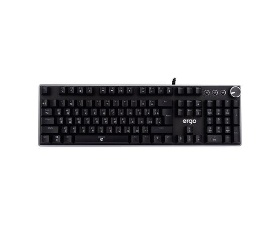Клавіатура Ergo KB-955 Blue Switch RGB USB Black (KB-955), зображення 9 Клавіатура Ergo KB-955 Blue Switch RGB USB Black (KB-955), зображення 9