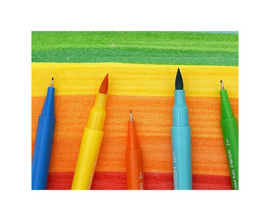 Художественный маркер KACO набор ARTIST Double Tips Pen 100 Colors (ARTIST 100), изображение 6
