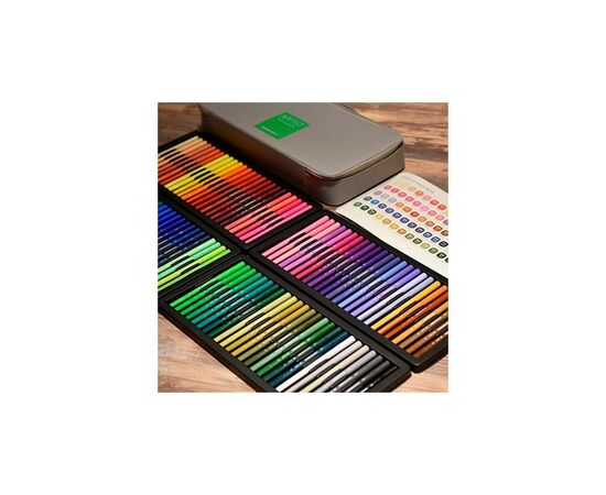 Художественный маркер KACO набор ARTIST Double Tips Pen 100 Colors (ARTIST 100), изображение 8