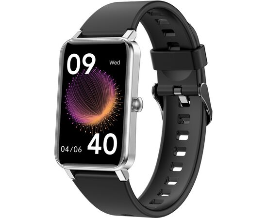 Смарт-часы Globex Smart Watch Fit (Silver), изображение 2 Смарт-часы Globex Smart Watch Fit (Silver), изображение 2