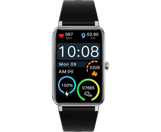 Смарт-часы Globex Smart Watch Fit (Silver), изображение 7 Смарт-часы Globex Smart Watch Fit (Silver), изображение 7