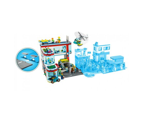 Конструктор LEGO City Больница 816 деталей (60330), изображение 11 Конструктор LEGO City Больница 816 деталей (60330), изображение 11