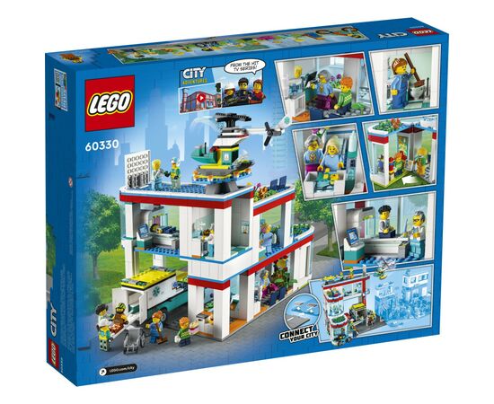 Конструктор LEGO City Больница 816 деталей (60330), изображение 12 Конструктор LEGO City Больница 816 деталей (60330), изображение 12