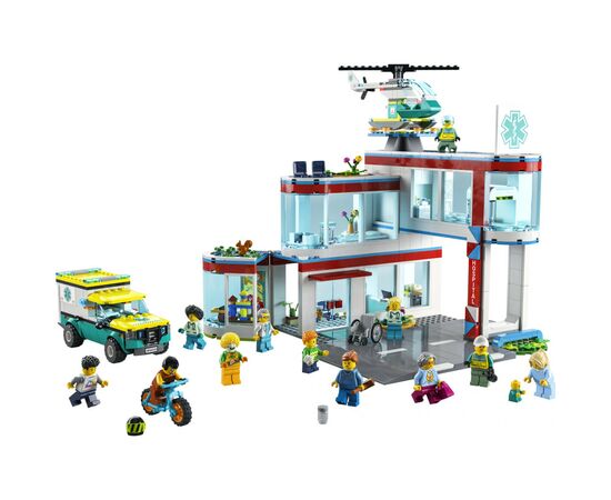 Конструктор LEGO City Больница 816 деталей (60330), изображение 2 Конструктор LEGO City Больница 816 деталей (60330), изображение 2