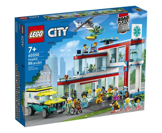 Конструктор LEGO City Больница 816 деталей (60330)